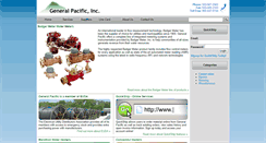 Desktop Screenshot of generalpacific.com